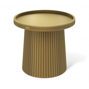 Стол журнальный Sheffilton SHT-CT94 патина золотая